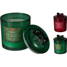 Candle, aromatic, 28 - 30 h, 885 g, Red col. / Green col.