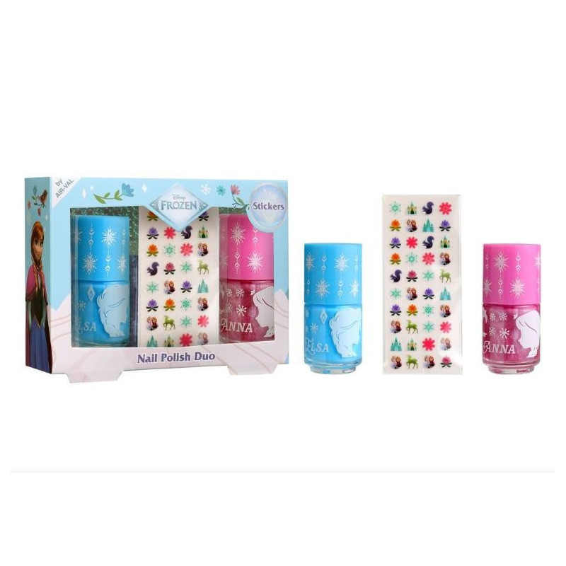 KIDS' NAIL POLISH AND STICKERS SET FROZEN