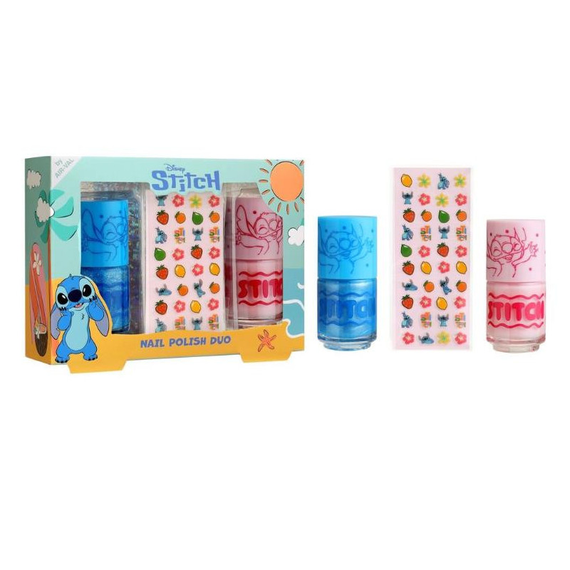 CHILDREN'S NAIL POLISH AND STICKERS SET STITCH