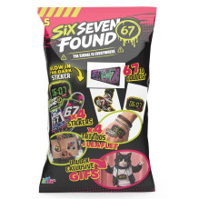 CHILDREN'S TATTOO AND STICKER SET SIX SEVEN