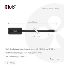 CLUB3D CAC-1188 video cable adapter CLUB3D CAC-1188 video cable adapter