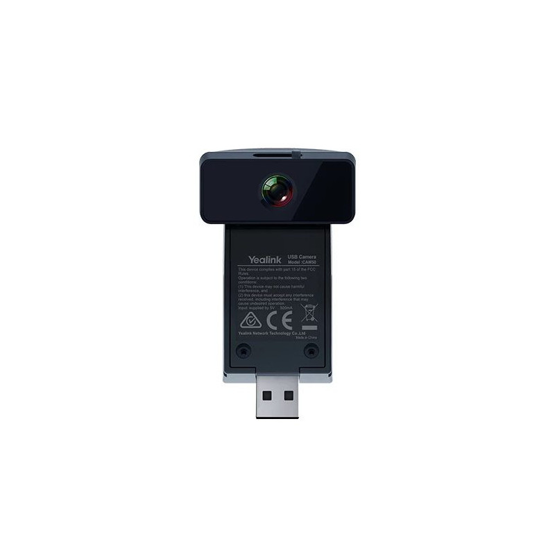 Yealink CAM50 2 MP Melna 1280 x 720 pikseļi 30 fps
