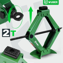 2 t trapezoidal car jack 120-415 mm W22023 WUBER 2 t trapezoidal car jack 120-415 mm W22023 WUBER