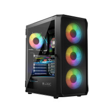 Logic PORTOS ARGB MINIDI USB 3.0 dėklas, juodas