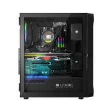 Logic PORTOS ARGB MINIDI USB 3.0 dėklas, juodas