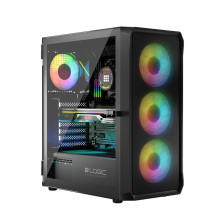 Logic PORTOS ARGB MINIDI USB 3.0 dėklas, juodas