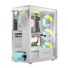 Logic PORTOS ARGB MINIDI USB 3.0 dėklas baltas Logic PORTOS ARGB MINIDI USB 3.0 dėklas baltas