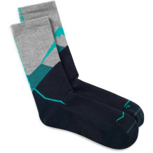 BUFF Merino Lightweight Crew Sock LWC1 Socks, Teal, L BUFF Merino Lightweight Crew Sock LWC1 Socks, Teal, L
