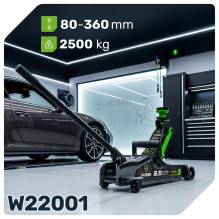 Low-profile car jack 80-360 mm 2.5 t W22001 WUBER Low-profile car jack 80-360 mm 2.5 t W22001 WUBER