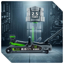 Low-profile car jack 80-360 mm 2.5 t W22001 WUBER Low-profile car jack 80-360 mm 2.5 t W22001 WUBER