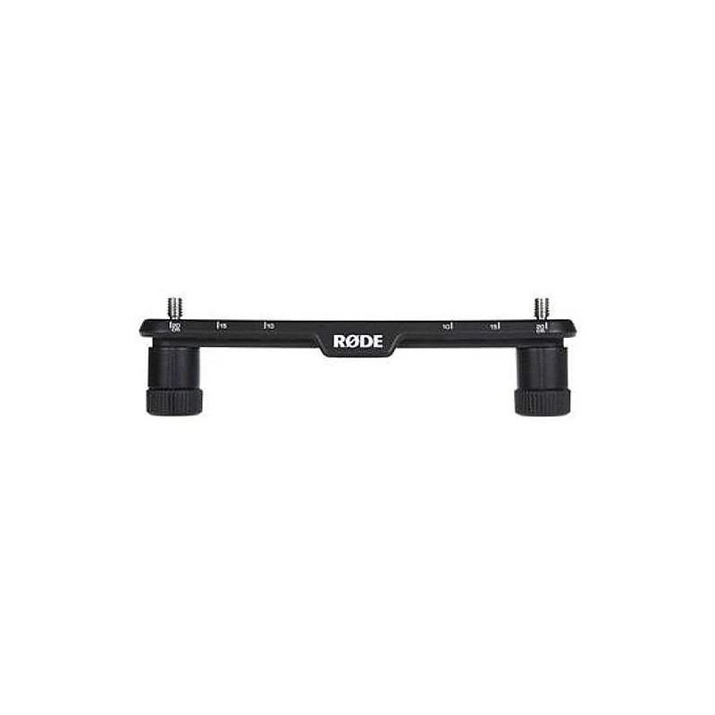 RØDE Stereo Bar - Augstas kvalitātes alumīnija stereo mikrofonu stiprinājums XY, ORTF un spaced pair tehnikām