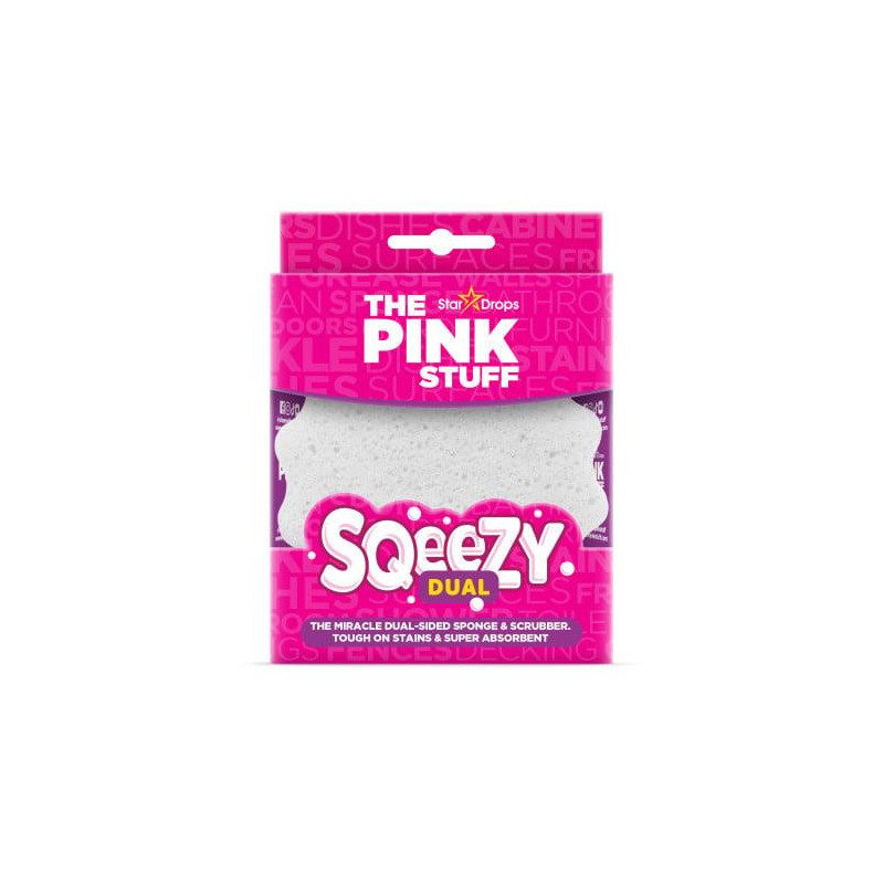 Double-sided sponge the pink stuff