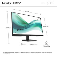 Monitorius - HP Series 3 Pro 327pf 27″ FHD 100Hz, Juodas