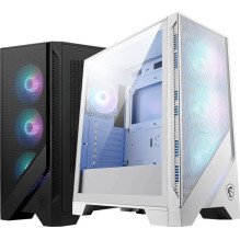 Kompiuterio Korpusas - MSI MAG FORGE 320R WHITE AIRFLOW Baltas Kompiuterio Korpusas - MSI MAG FORGE 320R WHITE AIRFLOW Baltas
