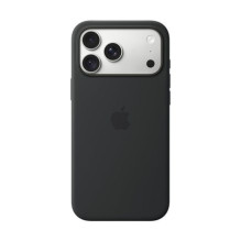 Telefono dėklas - Apple iPhone 18 Pro Max Silikoninis Dėklas Su MagSafe Juodas