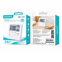 iKaku KSC-1741 DIFEI 3in1 meteostation / clock / thermometer / hygrometer White iKaku KSC-1741 DIFEI 3in1 meteostation / clock / thermometer / hygrometer White