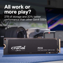 M.2 SSD - Crucial P310 500GB PCIe 4.0 M.2 SSD - Crucial P310 500GB PCIe 4.0