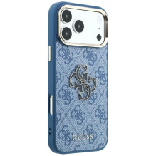 Guess Guess 4G & Big Resin Logo Case for iPhone 17 Pro Max / 18 Pro Max - Light Blue Guess Guess 4G & Big Resin Logo Case for iPhone 17 Pro Max / 18 Pro Max - Light Blue