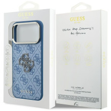 Guess Guess 4G & Big Resin Logo Case for iPhone 17 Pro Max / 18 Pro Max - Light Blue Guess Guess 4G & Big Resin Logo Case for iPhone 17 Pro Max / 18 Pro Max - Light Blue