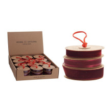 Dovanų pakavimo juostelė 3pack, bordo Dovanų pakavimo juostelė 3pack, bordo