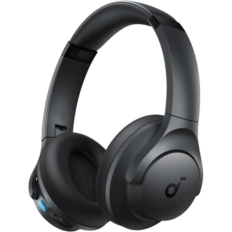 Austiņas Anker Soundcore Q11i, Bluetooth 5.0, līdz 20 h akumulators, iebūvēts mikrofons, tumši pelēka