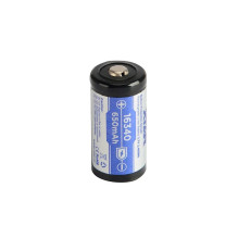 Battery 16340 / R-CR123 3,7V Li-ion 650 mAh with protection