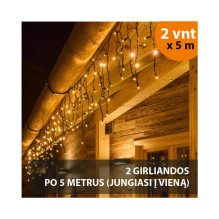 Lauko girlianda varvekliai PROLED IP67 10m Lauko girlianda varvekliai PROLED IP67 10m