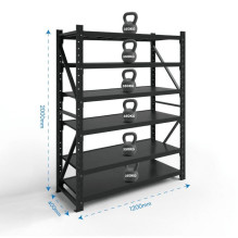 Stelažas 2000x1200x400 šešių lentynų Rehalt Systems bazinė dalis
