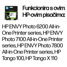HP 303XL didelės talpos juodo rašalo kasetė HP 303XL didelės talpos juodo rašalo kasetė
