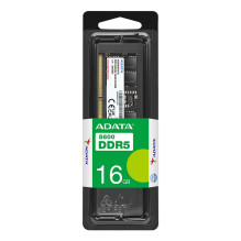 ADATA Premier atminties modulis 16 GB 1 x 16 GB DDR5 262 kontaktų SO-DIMM ECC ADATA Premier atminties modulis 16 GB 1 x 16 GB DDR5 262 kontaktų SO-DIMM ECC