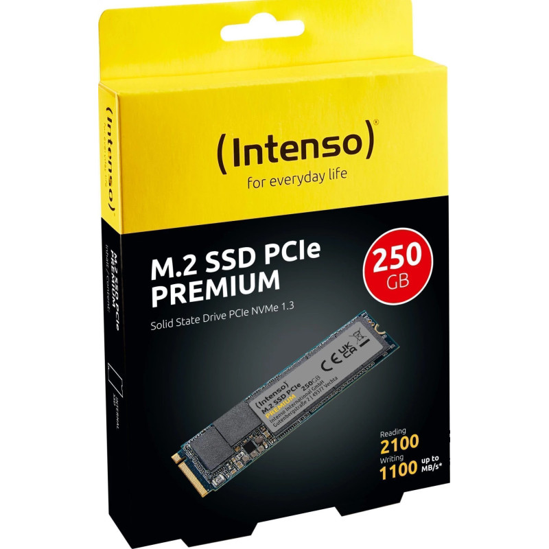 Intenso PREMIUM SSD 250GB iekšējais M.2 2280 PCI Express 3.0 x4 NVMe (3835440)