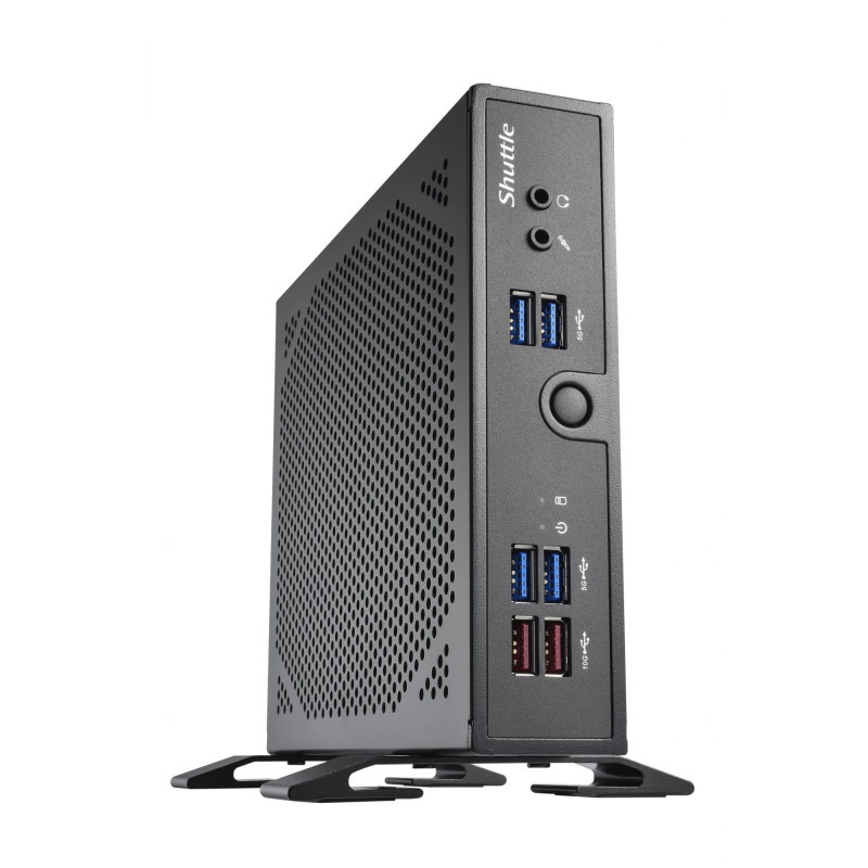 Shuttle XPC slim Barebone DS50U, Intel Celeron 7305, bezventilatoru, 24 / 7 darbībai