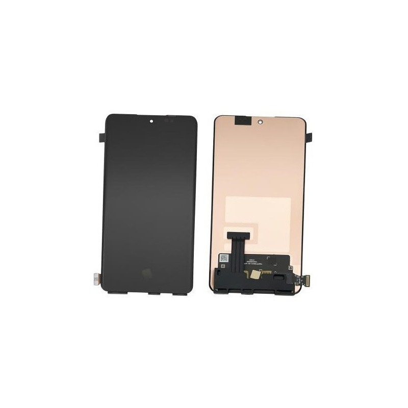 Ekranas Realme 12 Pro 5G / 12 Pro+ 5G su lietimui jautriu stikliuku Black ORG