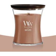 Kvapioji žvakė - WoodWick Radiant Amber Ellipse 275 g Karamelė Kvapioji žvakė - WoodWick Radiant Amber Ellipse 275 g Karamelė