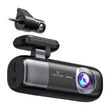 Automobilio Vaizdo Registratorius - REDTIGER F9 4K Wi‑Fi + 1080p Galinė Kamera