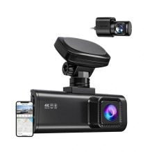 Vaizdo registratorius - REDTIGER F7N Pro 4K + 1080p Wi‑Fi Vaizdo registratorius
