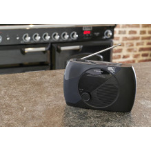 Radijas - THOMSON RT350 3 W FM Juodas
