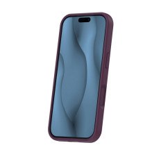 iLike Silicone Thin Mag case for iPhone 17 Pro 6,3" / iPhone 18 Pro 6,3" dark cherry