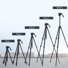 Stovas - Ulanzi OMBRA XIANG 160cm Reguliuojamo Aukščio 2D Galva 1.3kg