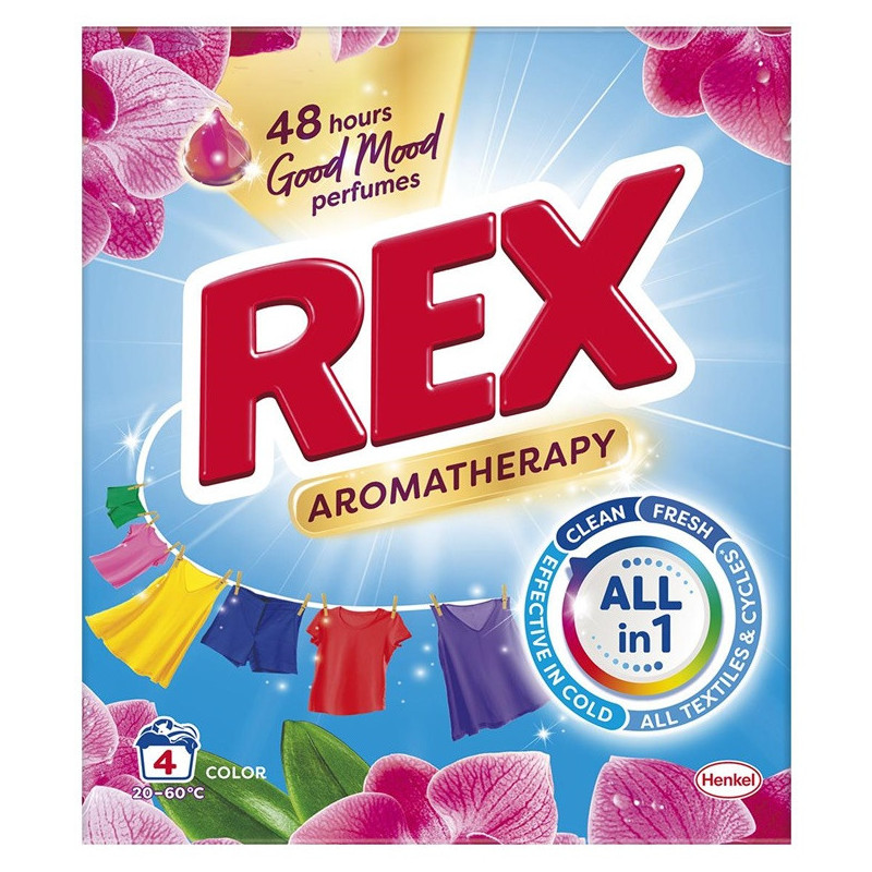 DETERGENT POWD REXAROMATHERAPY 4WS 200G