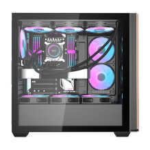 Computer case - darkFlash DS900WS Midi Tower ATX case with 4 ARGB fans black Computer case - darkFlash DS900WS Midi Tower ATX case with 4 ARGB fans black