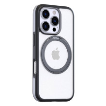 Telefono dėklas - Torras Ostand R Fusion Case (iPhone 16 Pro, slim, magnetic grip, black) Telefono dėklas - Torras Ostand R Fusion Case (iPhone 16 Pro, slim, magnetic grip, black)