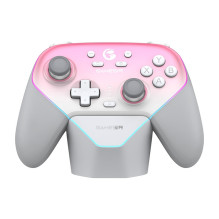 Game Controller - GameSir SuperNova T4n Pro Wireless Controller (PC, Switch, iOS, Android, RGB, 1000 mAh, Pink)