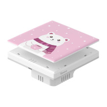 Decorative cover - Sonoff T5 1C Touch Switch decorative cover plastic Decorative cover - Sonoff T5 1C Touch Switch decorative cover plastic