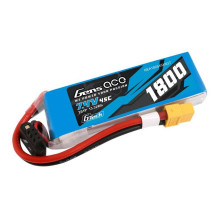 Battery - Gens Ace G-Tech LiPo 1800mAh 7.4V 45C XT60