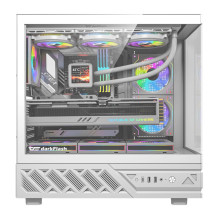 Kompiuterio korpusas - darkFlash DS950 ATX, grūdintas stiklas, aušinimo galimybės, balta Kompiuterio korpusas - darkFlash DS950 ATX, grūdintas stiklas, aušinimo galimybės, balta