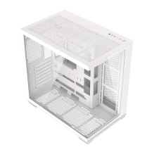 Kompiuterio korpusas - darkFlash C280 Midi Tower (E-ATX / ATX, grūdintas stiklas, 420mm GPU) Baltas