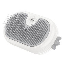 Pet Grooming Tool - Rojeco Cat Steam Brush Rechargeable, 34ml Water Tank, White Pet Grooming Tool - Rojeco Cat Steam Brush Rechargeable, 34ml Water Tank, White