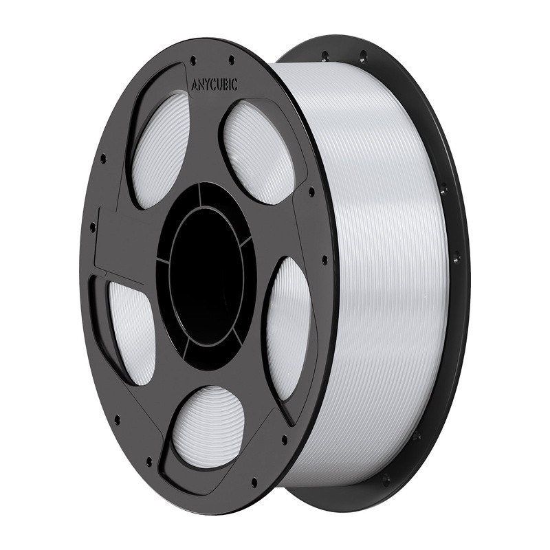 3D Printing Filament - ANYCUBIC PC Filament, 1 kg, Temperature Resistance Up to 122°C, Transparent White