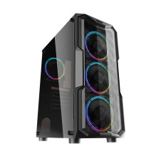 Kompiuterio korpusas - darkFlash Aquarius ATX M-ATX ITX akrilas juodas Kompiuterio korpusas - darkFlash Aquarius ATX M-ATX ITX akrilas juodas